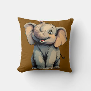 Coussin Éléphant de bébé adorable