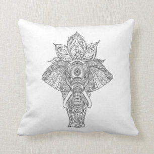 Coussin Éléphant inspiré