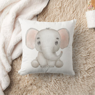 Coussin Eléphant mignon