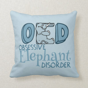 Coussin Eléphant mignon