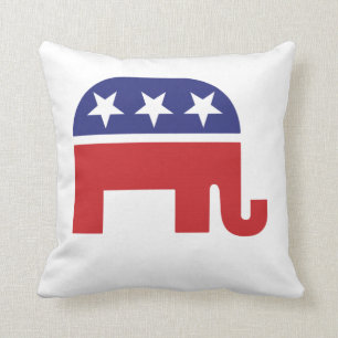 Coussin Éléphant original républicain