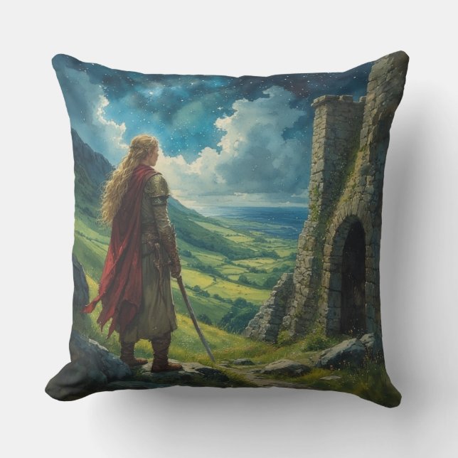 Coussin Elf Ancienne Irlande sous l'oreiller céleste (Recto)