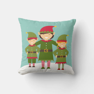 Coussin Elfes de Noël