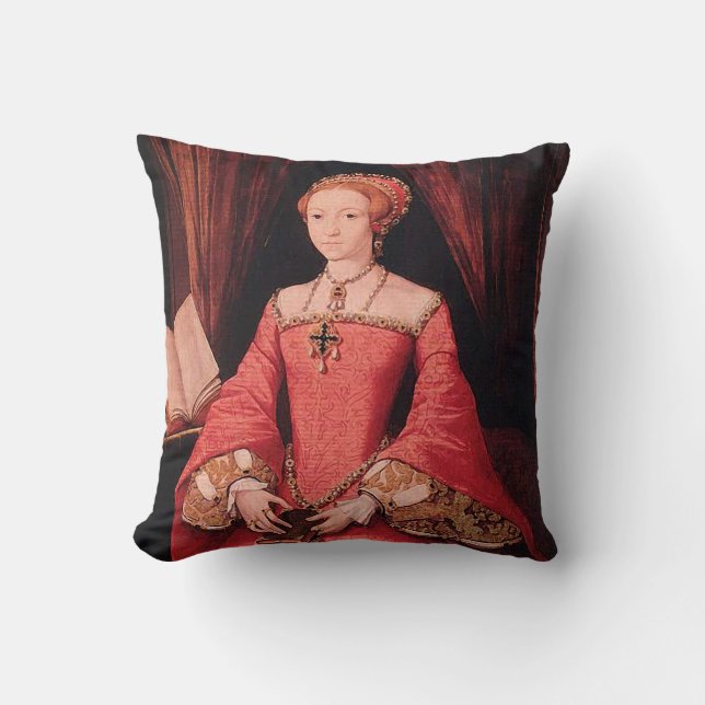 Coussin Elizabeth I comme princesse (Recto)