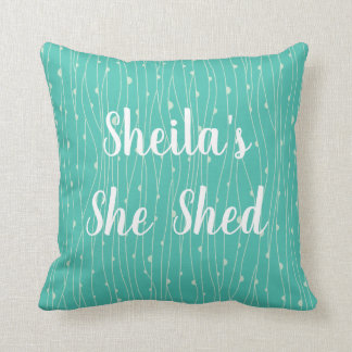 Coussin Elle a jeté le style