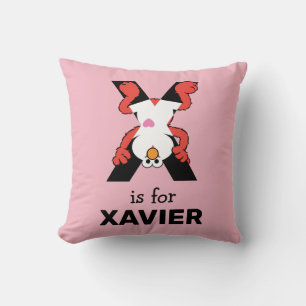 Coussin Elmo Alphabet X Xray