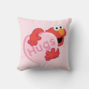 Coussin Elmo "Hugs" Valentine Heart Candy