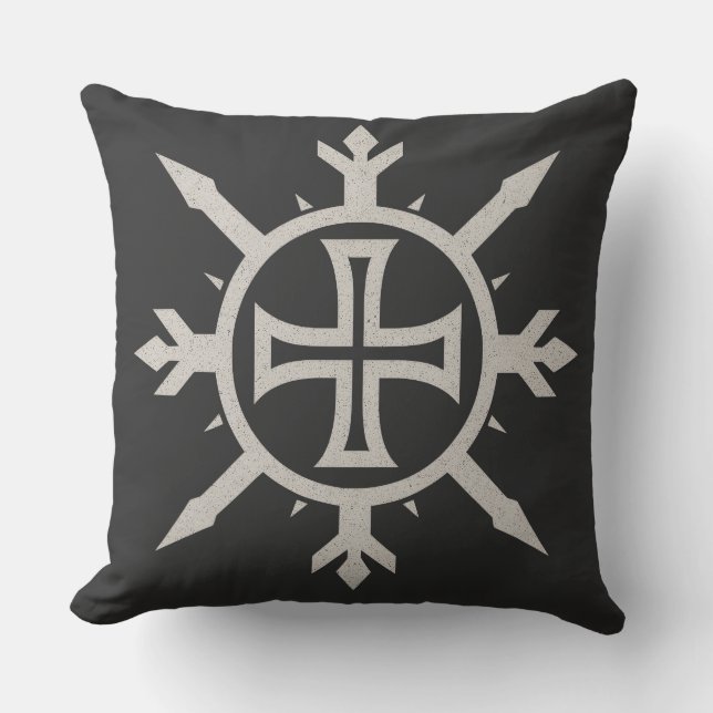 Coussin "Emblème de croix"  (Recto)