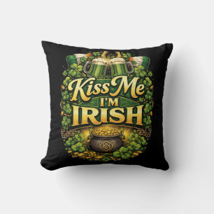 Coussin Embrassez-moi, je suis Irlandais