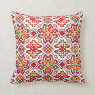 Coussin Embroidered handmade cross-stitch ethnic Ukraine p