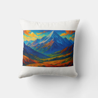 Coussin Emerald Forest Watercolor Canvas