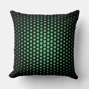 Coussin Emerald Techno Dots Noir moderne