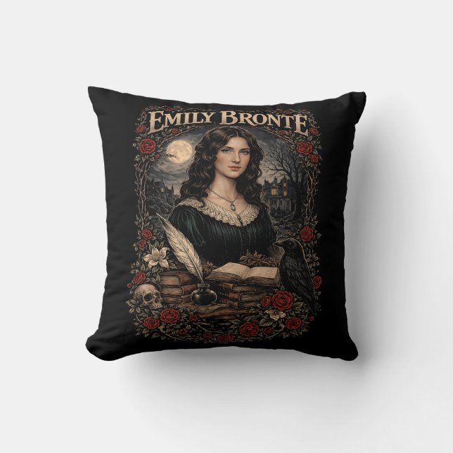 Coussin Emily Brontë (Recto)