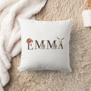 Coussin Emma cowboy girl, Western Cowgirls, Cowboy girl