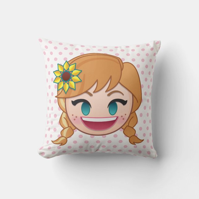 Coussin Emoji gelé| Anna (Recto)