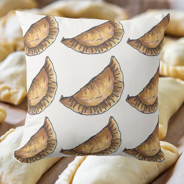 Coussin Empanadas de boeuf espagnol Amérique latine Pâtiss (Empanada pillow)