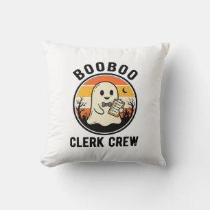 Coussin Employé d'Halloween BooBoo Équipage de fantômes Vi