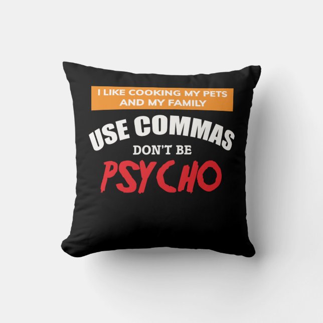 Coussin Employez le professeur d'Anglais drôle de (Recto)
