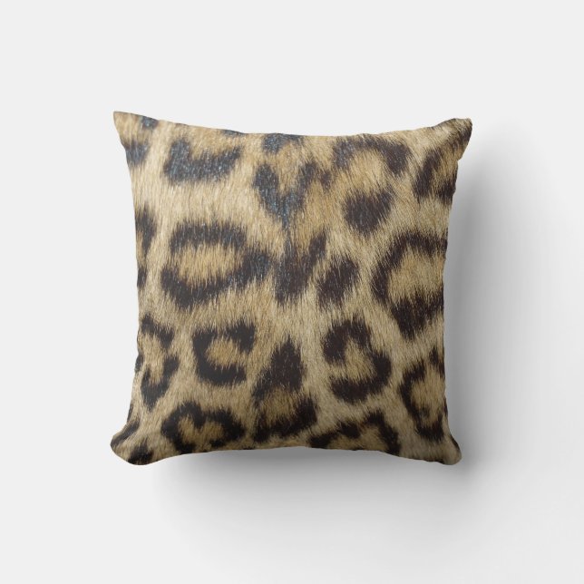 Coussin Empreinte de léopard (Recto)