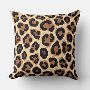 Coussin Empreinte de léopard Chic Animal Motif Design pour