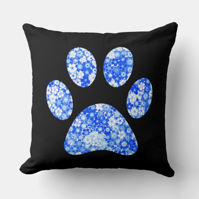 Coussin Empreinte de patte  (Recto)