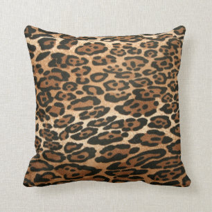 Coussin Empreintes de léopard