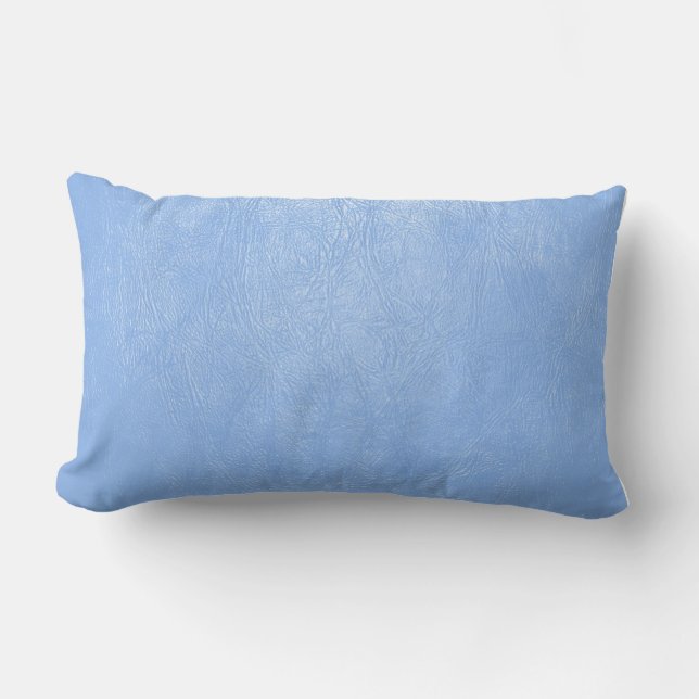 coussin en cuir bleu-clair de texture (Recto)