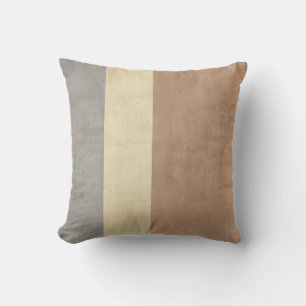 coussin en détresse shabby chic style rayures