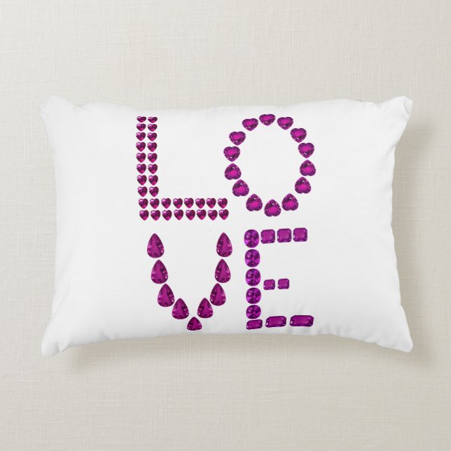 Coussin en polyester brossé modèle (Devant)