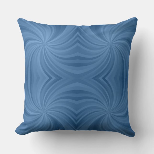 coussin en spirale bleue (Recto)