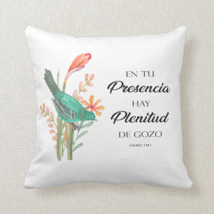 Coussin En tu presencia foisonnement de foin Salmos