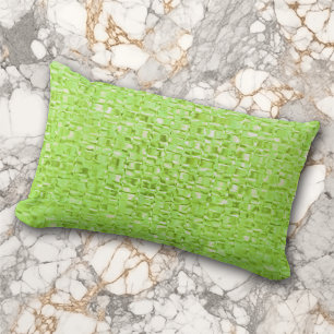 Coussin en verre vert cime