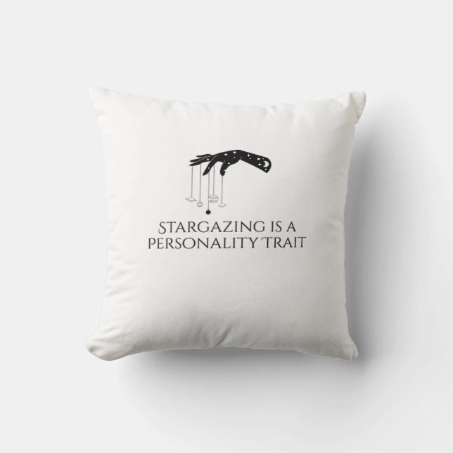 Coussin Encre Whimsigoth - Forêts Mystiques, Lunes Magique (Recto)