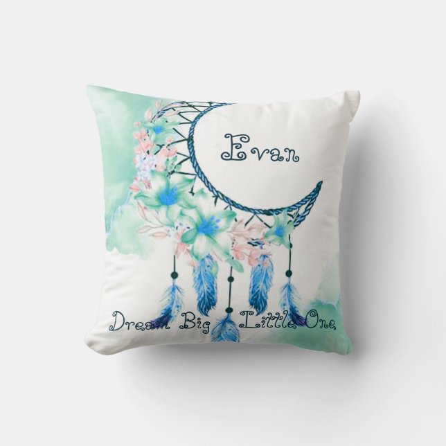 Coussin Enfant rêveur personnalisé (Recto)