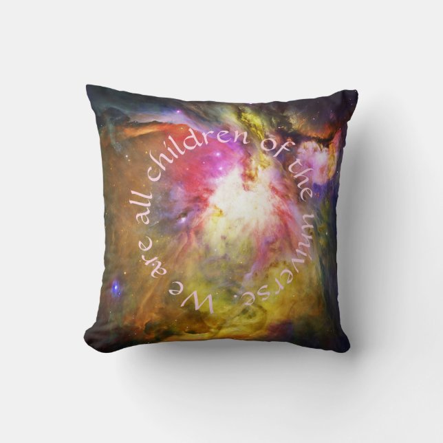 Coussin Enfants cosmiques de l'univers (Recto)