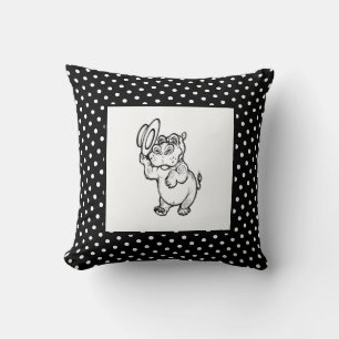 Coussin Enfants de naissance moderne bébé garçon Hippopota