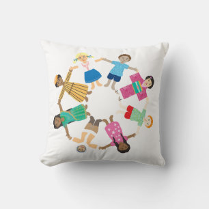 Coussin enfants de toutes les nations