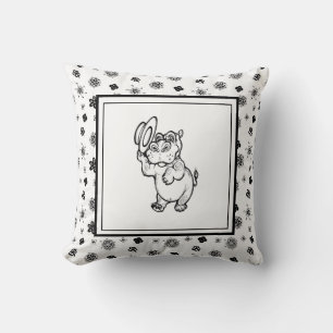 Coussin Enfants Hippopotame de naissance moderne garçon po