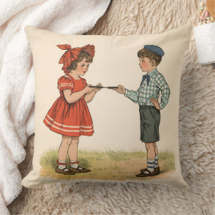 Coussin Enfants Vintage 