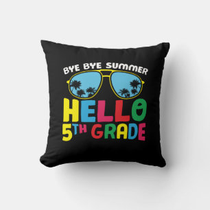 Coussin Enseignant de 5e année Bonjour 5e année