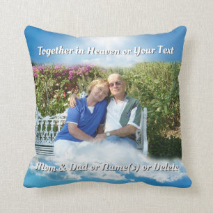 Coussin Ensemble au ciel, les cadeaux commémoratifs la per