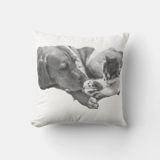 Coussin Ensemble dans la douceur (Recto)