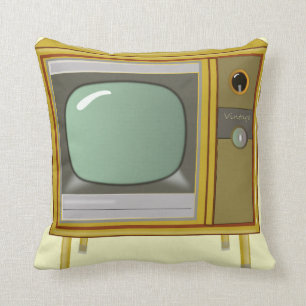 COUSSIN ENSEMBLE DE TÉLÉVISION RÉTRO