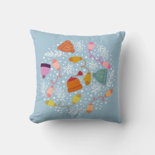 Coussin Ensemble d'hiver Casquettes et Mittens