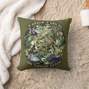 Coussin Ensemble, nous choisissons la paix