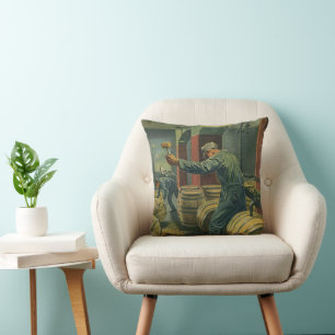 Coussin Entreprise de Vintage, fabrication de vin bouchage