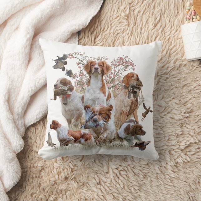 Coussin Epagneul Breton, Bretagne Espagne (Couverture)