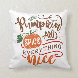 Coussin Épices citrouilles & Tout Nice Automne Design