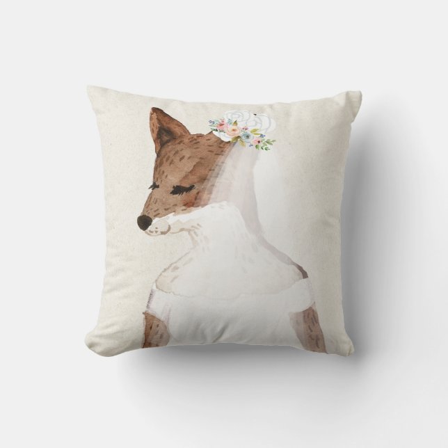 Coussin Épouse Boho Fox (Recto)