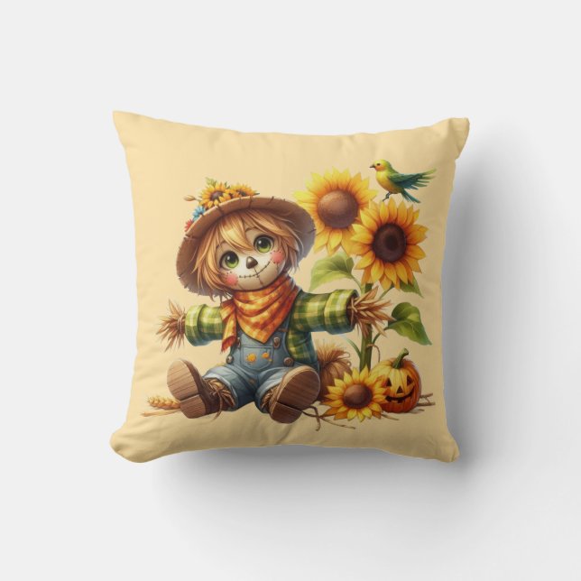 Coussin Épouvantail  (Recto)